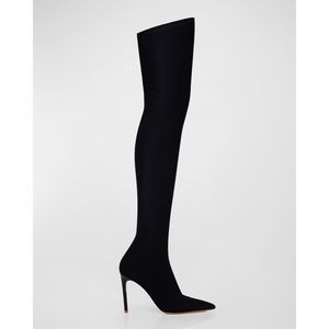 Prota Fiori Scarlet Calzino Pull-On Over-The-Knee Boots